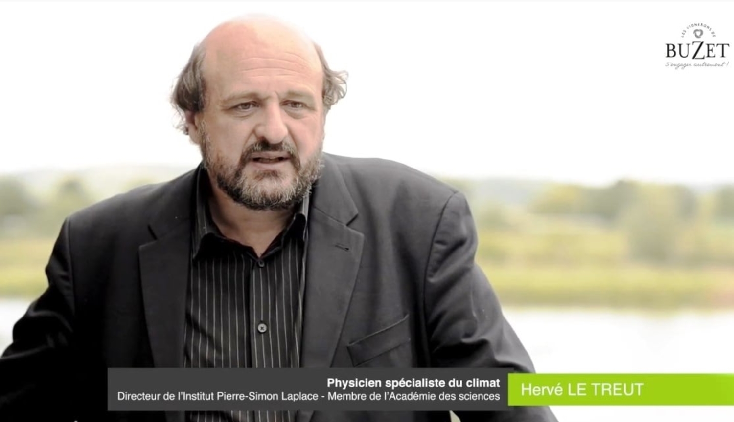 Hervé LE TREUT parlant de réchauffement climatique et végétation (Crédit : Facebook / Jean-Guy Dubois‎)