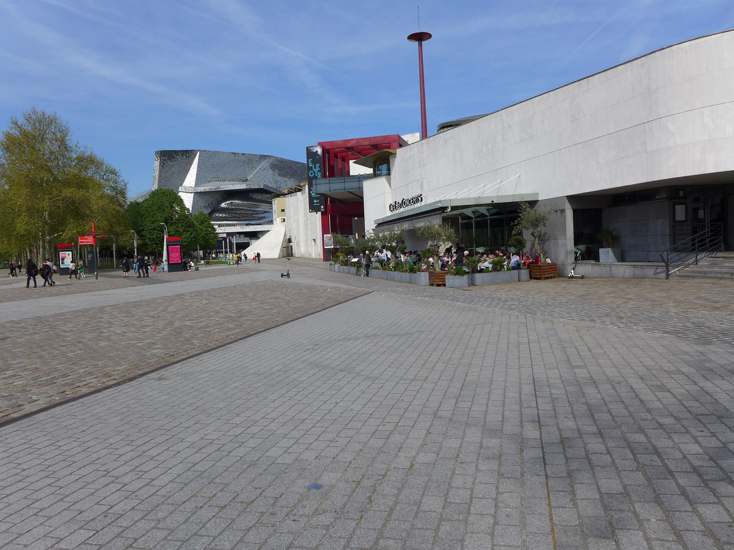 L’entrée de la Cité de la Musique.