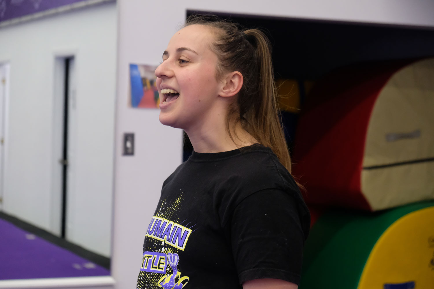 Noémie fait partie de l’équipe des entraineuses du club © Globe Reporters