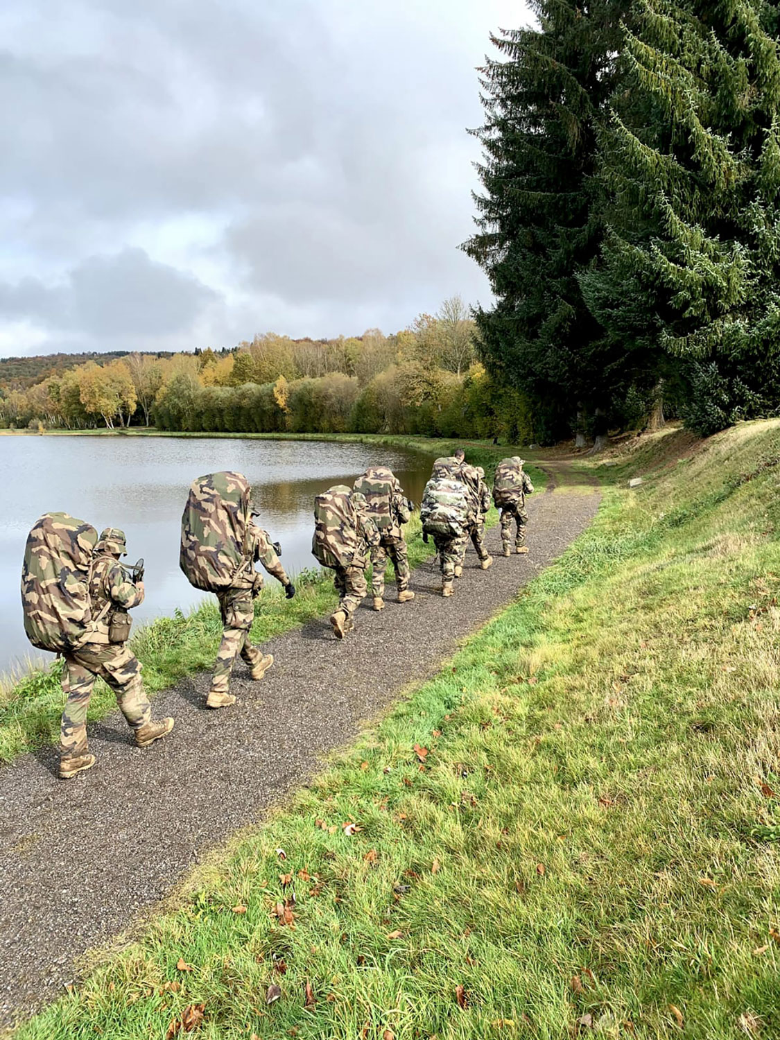 De jeunes recrues s’entraînent au camp de la Courtine © Brigadier Gauthier 