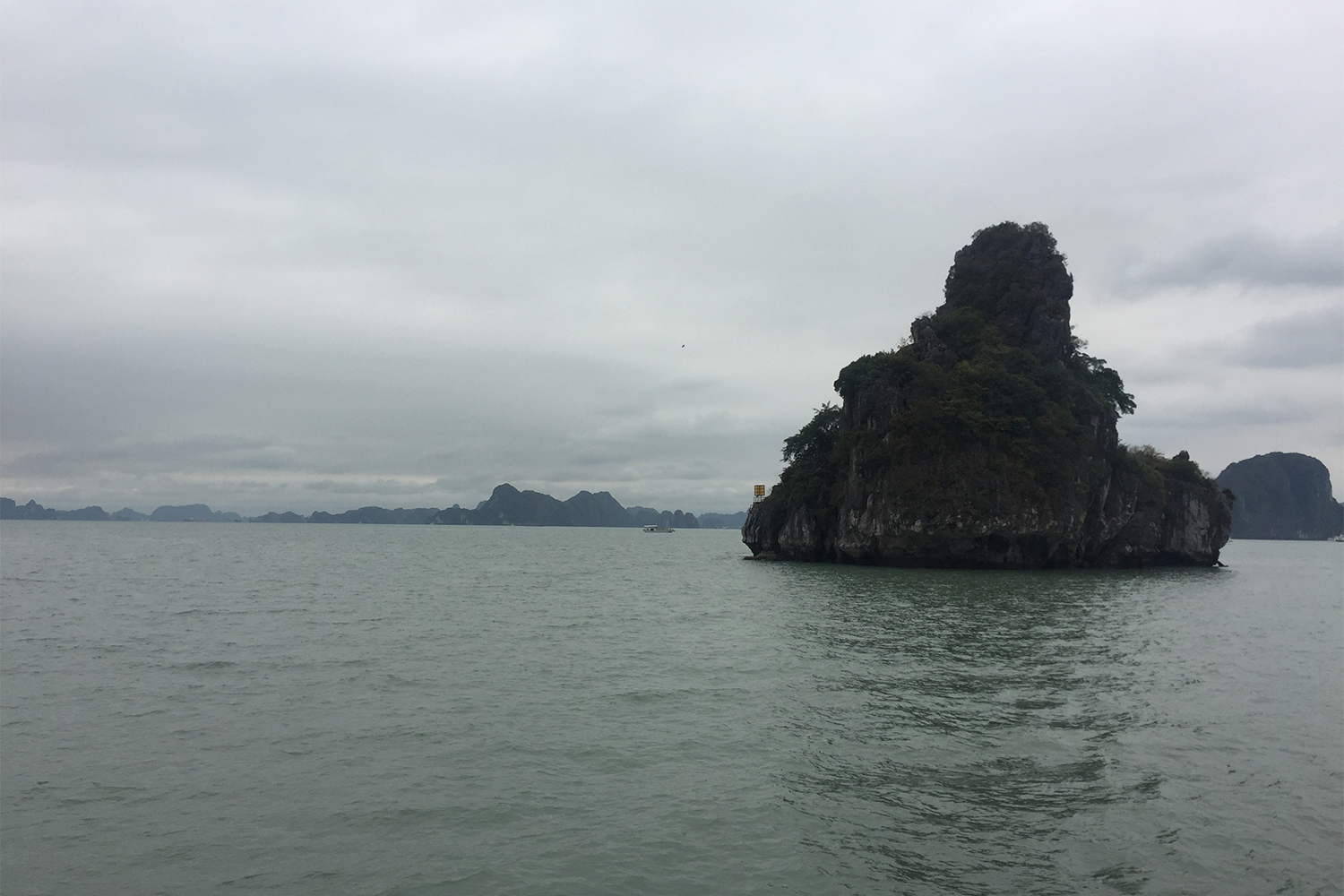 Il existe plusieurs légendes pour expliquer ce relief. L’une d’elles dit qu’un dragon aurait plongé dans la mer en la fouettant avec frénésie, morcelant la région en un vaste archipel (Ha Long signifie 