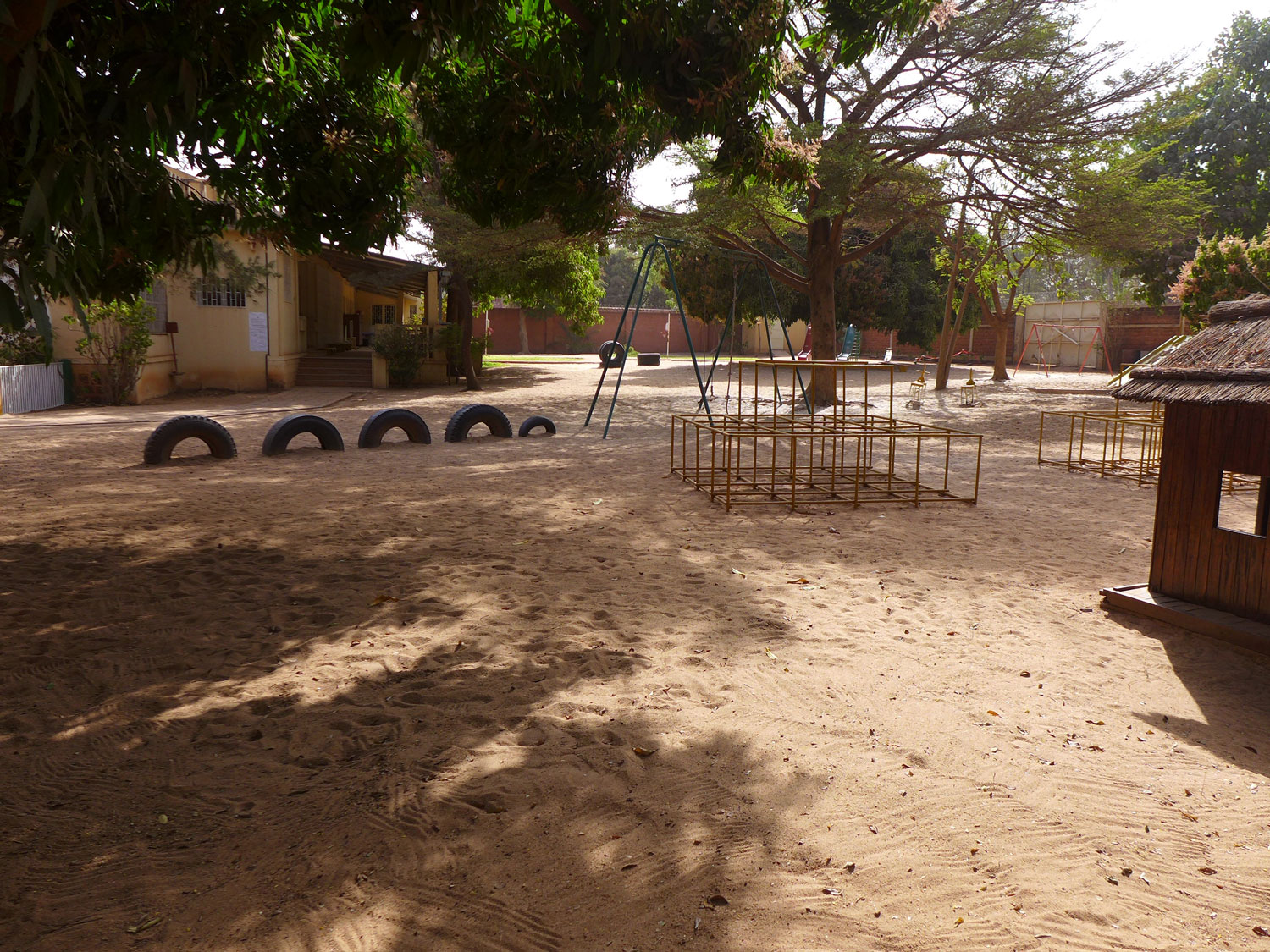 L’espace de jeux pour les plus jeunes de l’école André Malraux.