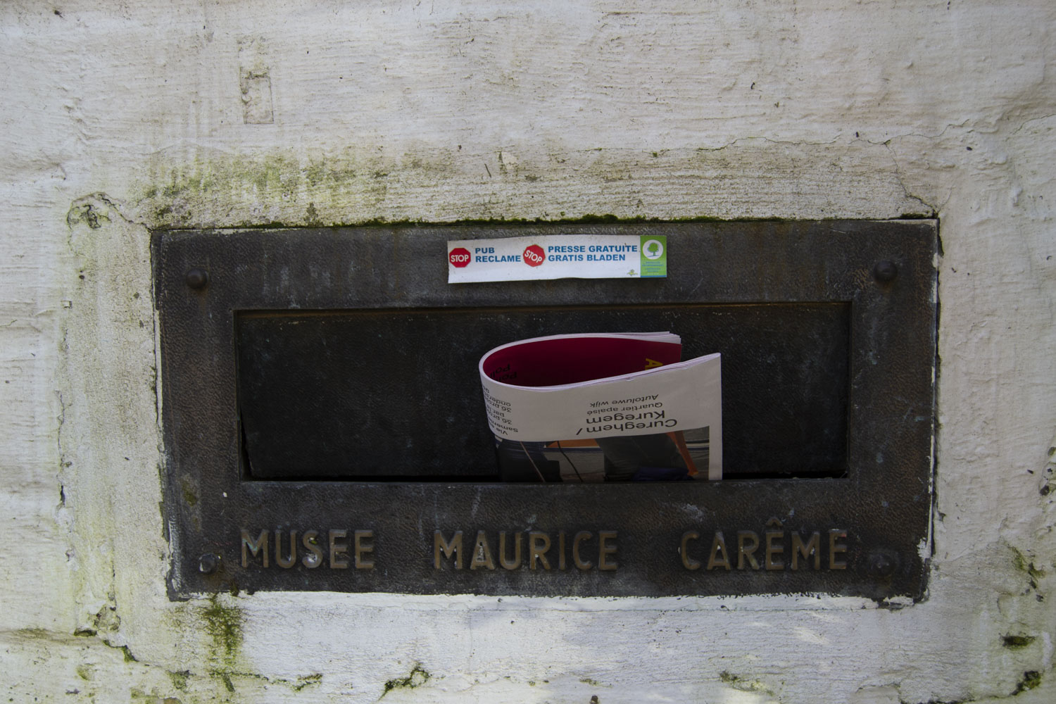 Boîte aux lettres de la maison du poète © Globe Reporters