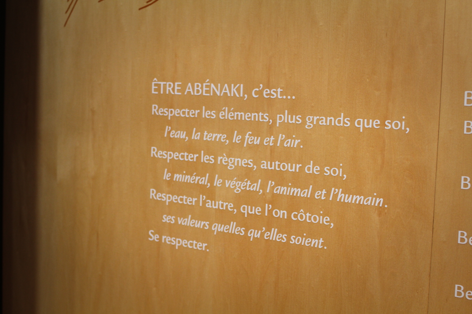 Traduction du texte de l’exposition permanente.