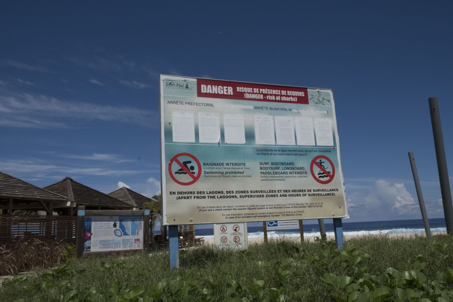 Aujourd’hui, la crise requin a touché de plein fouet le littoral de la baie de Saint-Paul.