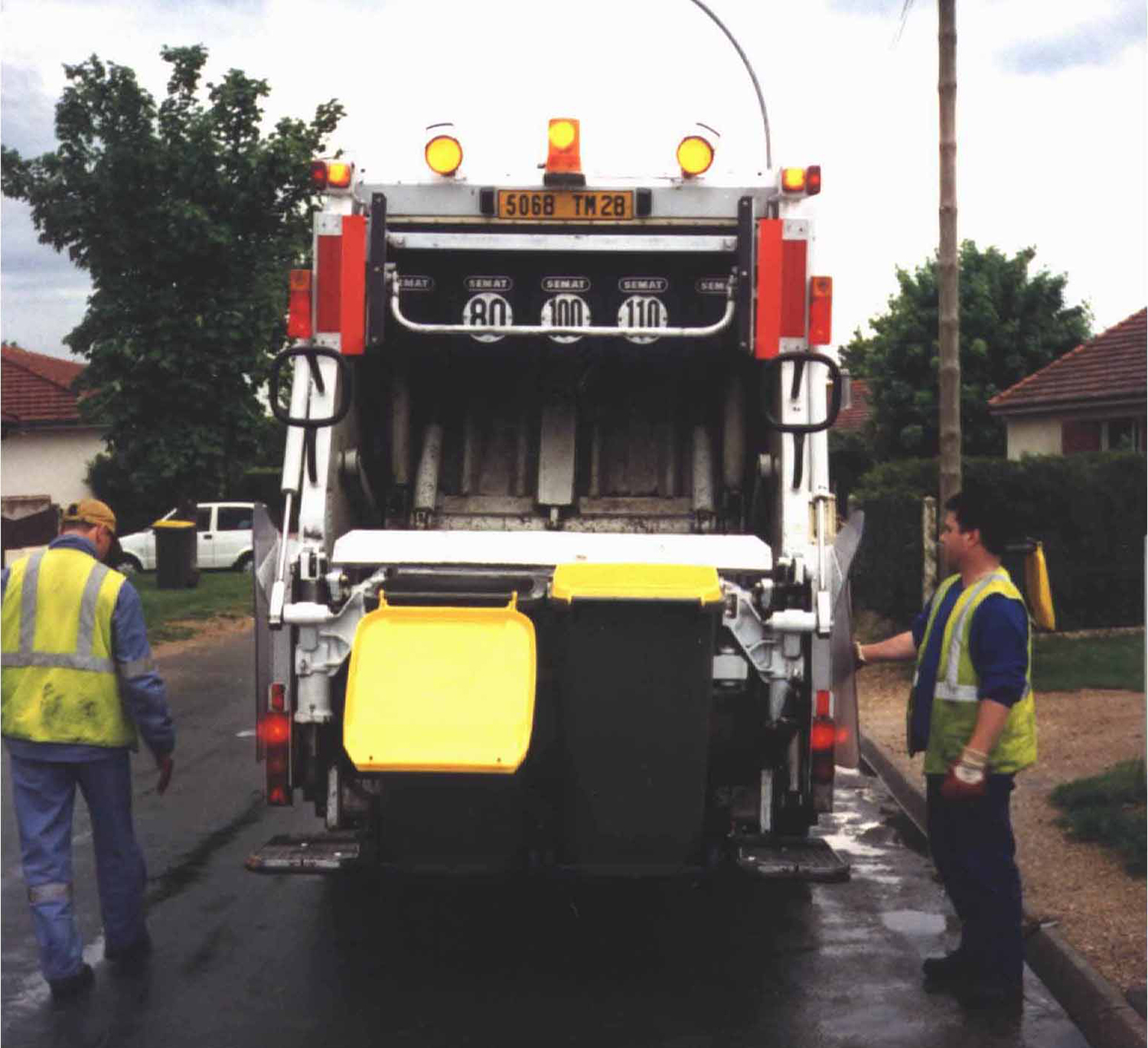 Collecte des déchets papier et plastiques de la poubelle jaune © Agglomération du Pays de Dreux