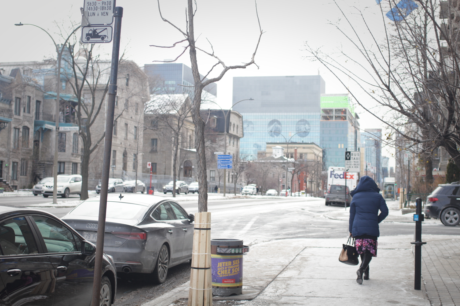 Le boulevard René Lévesque. 