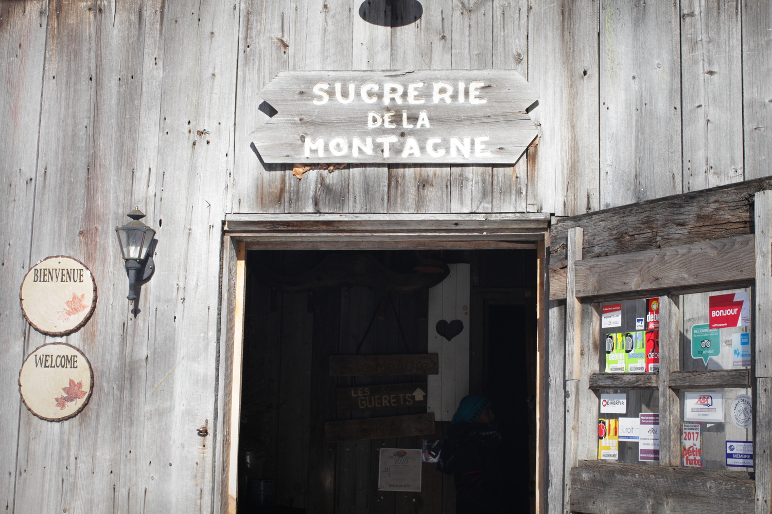 Entrée du restaurant de la Sucrerie.