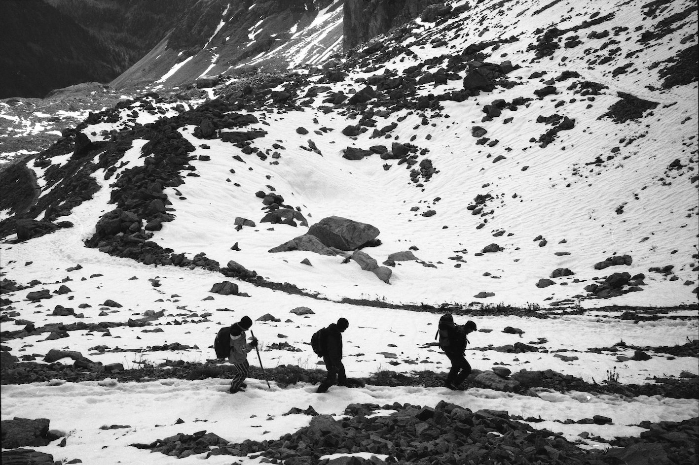 Arrivée en France après le passage illégal de la frontière – photo de Raphaël Krafft