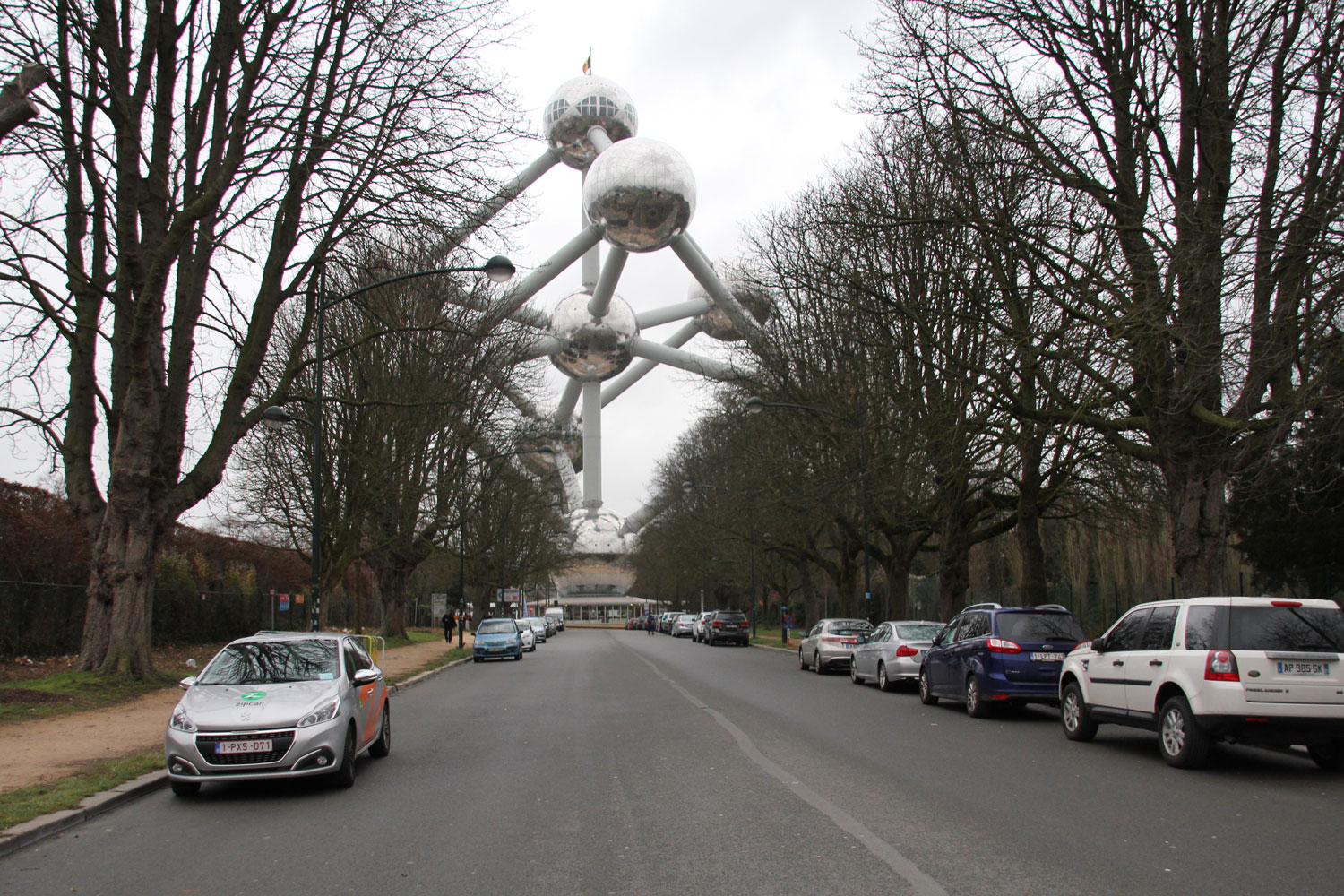 Voilà enfin l’Atomium de près