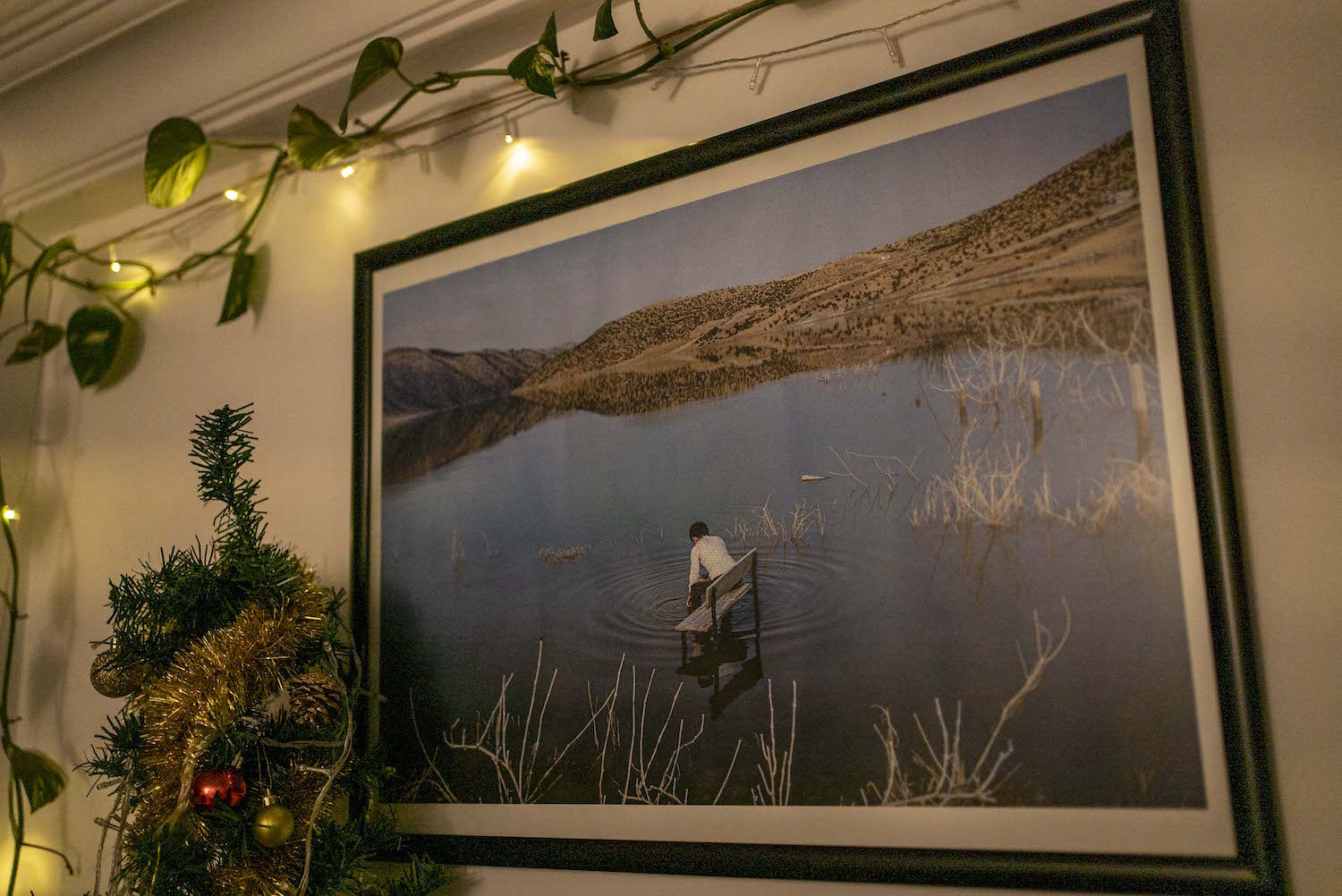 Cet ami, Bulent KILIC, est photographe. Ici, un de ses clichés à Hasankeyf, une ville à l’est de la Turquie, qui a disparu, engloutie par les eaux d’un barrage © Globe Reporters