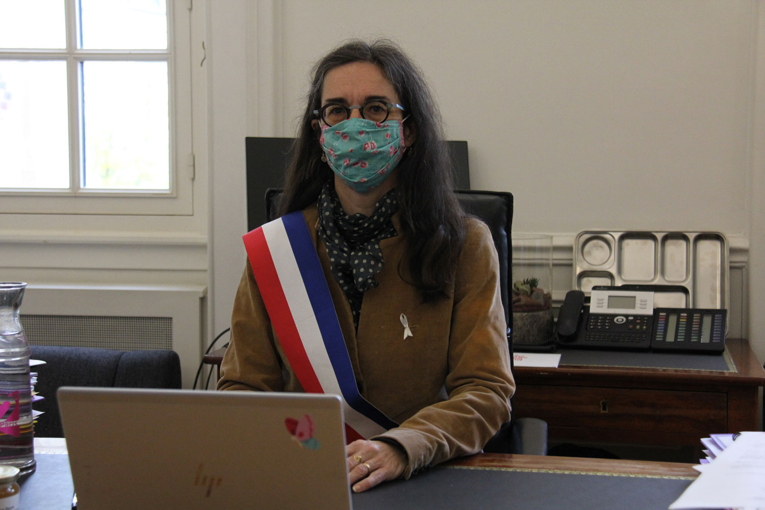 Emmanuelle PIERRE-MARIE à son bureau © Globe Reporters