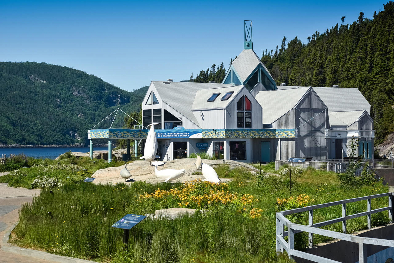 Le Centre d’Interprétation de Tadoussac. La photo a été envoyée par Marie-Ève MÜLLER.