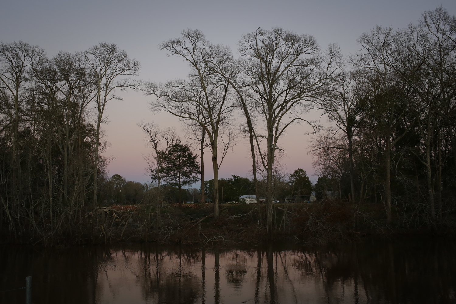 Le bayou Teche vers Arnaudville © Globe Reporters