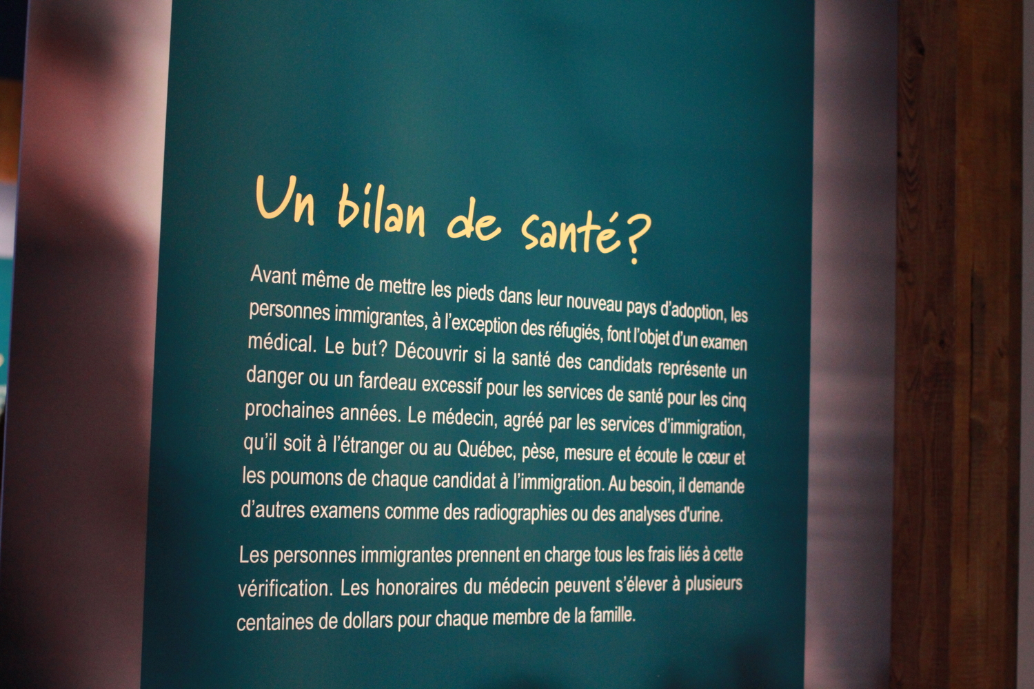 Explications sur l’examen de santé pour immigrer au Canada © Globe Reporters