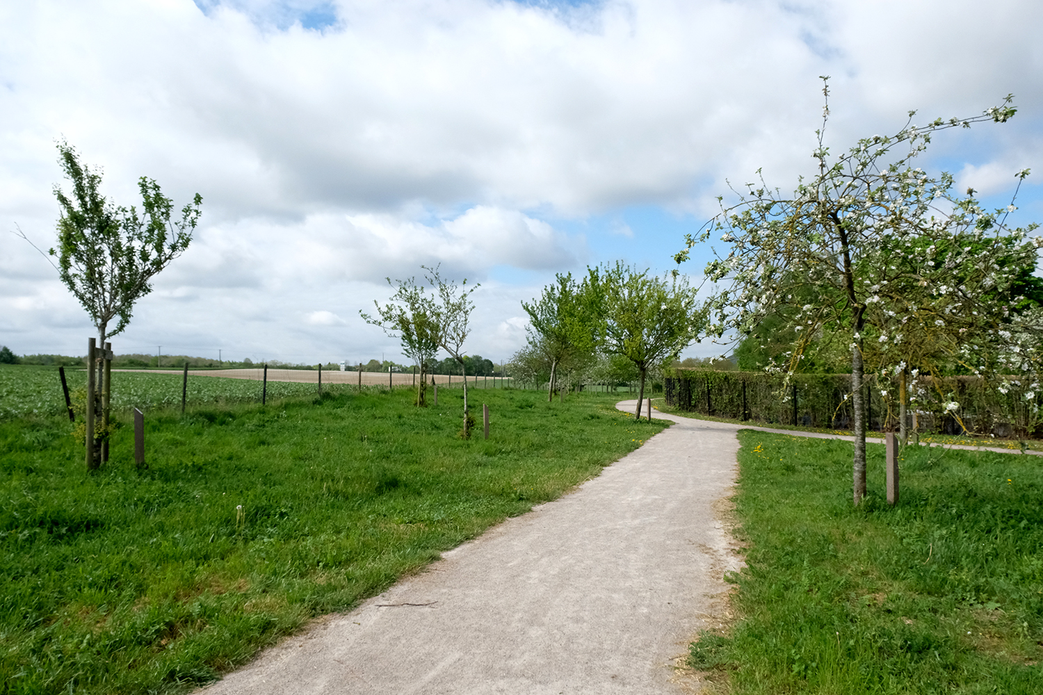 La ceinture verte est un réseau de liaisons douces (piétonnières et cyclables) 