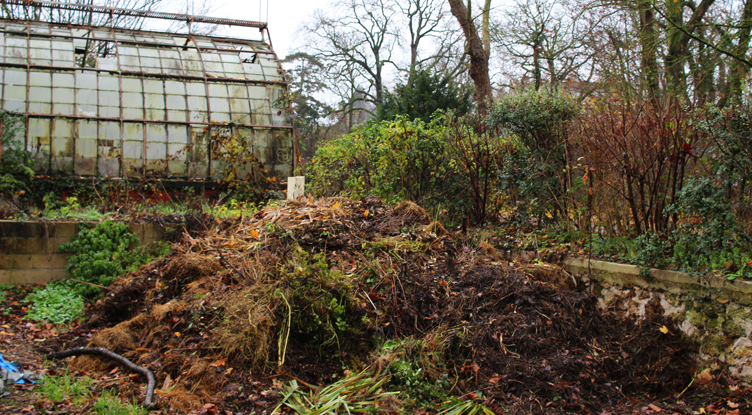 Un espace qui ne ressemble pas au compost traditionnel. Là encore, pour en savoir plus, il vous faudra écouter Muriel qui nous en parle © Globe Reporters