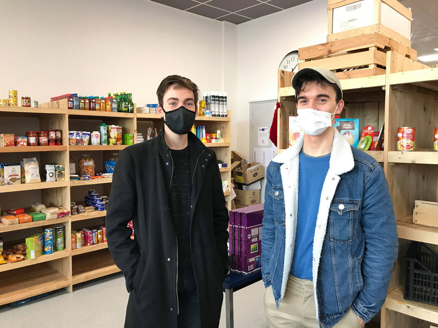 Jolan et Noé, en service civique à La Campusserie © Globe Reporters