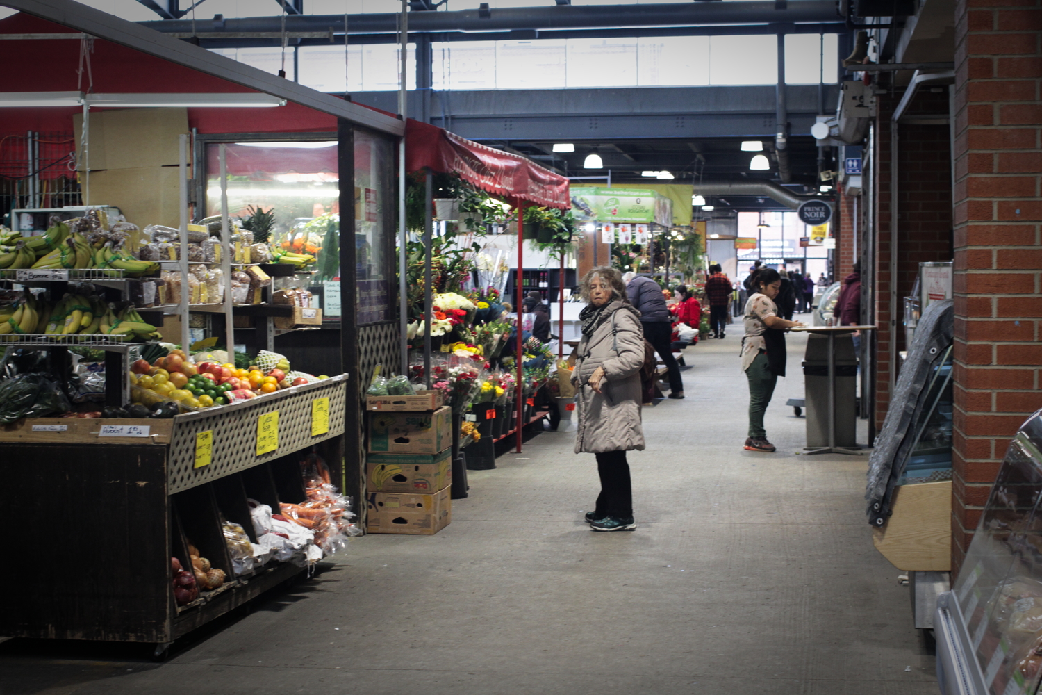 Une allée du marché Jean Talon. 