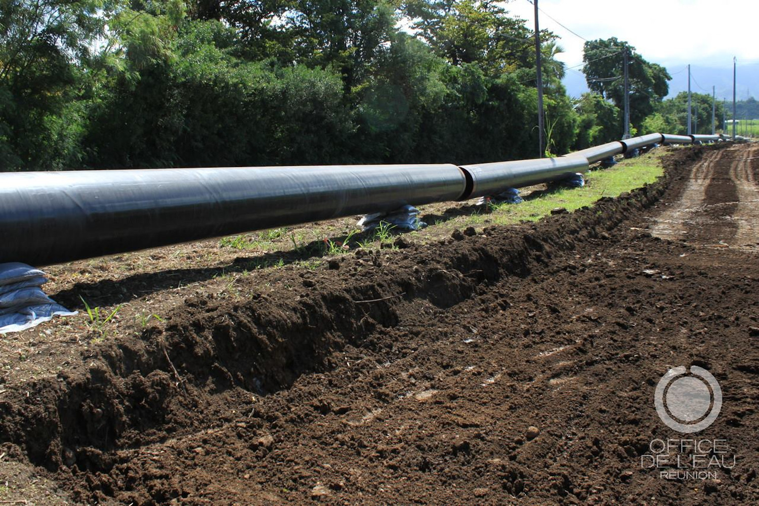 Interconnexion de réseaux à Saint-Louis. Des infrastructures en bon état est primordial pour distribuer une eau de bonne qualité © Office de l’eau