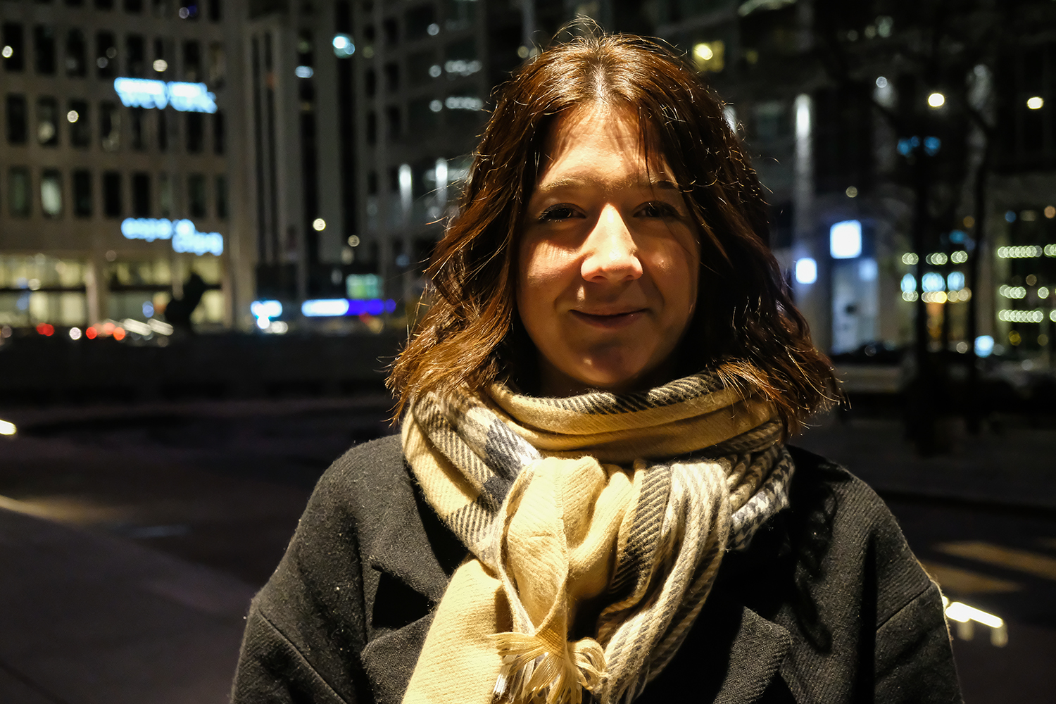 Portrait de Marion DESCHAMPS après l’interview © Globe Reporters