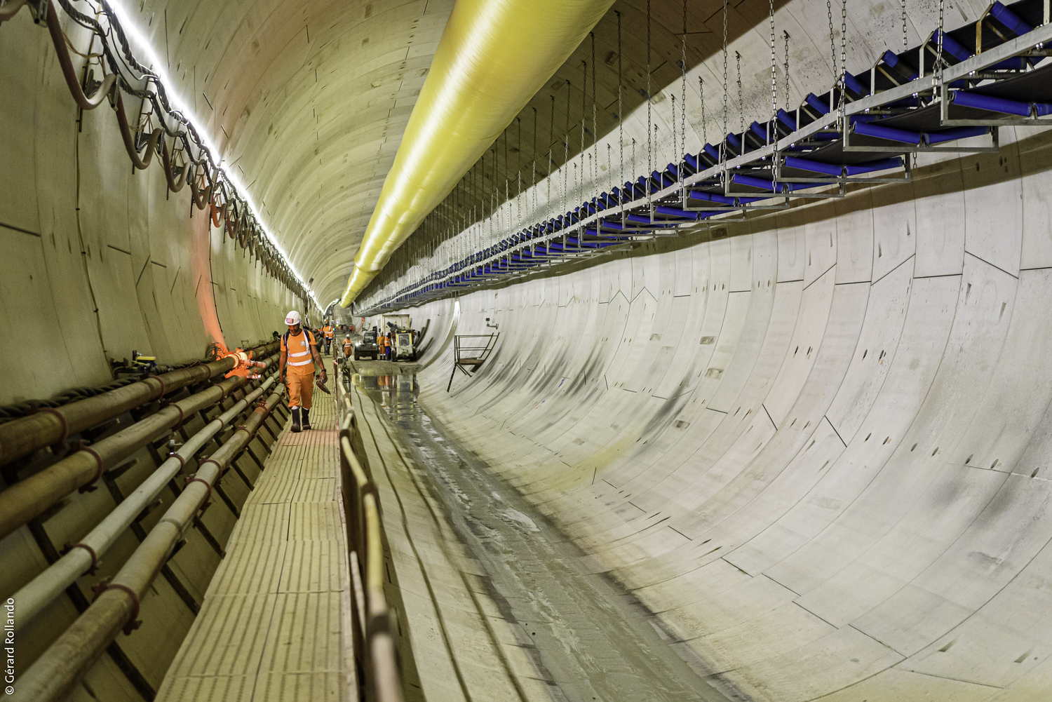 C’est depuis le puits Flandres que le tunnelier Florence a creusé les premiers kilomètres de la ligne 17 à Bonneuil © Société du Grand Paris / Gérard Rollando 