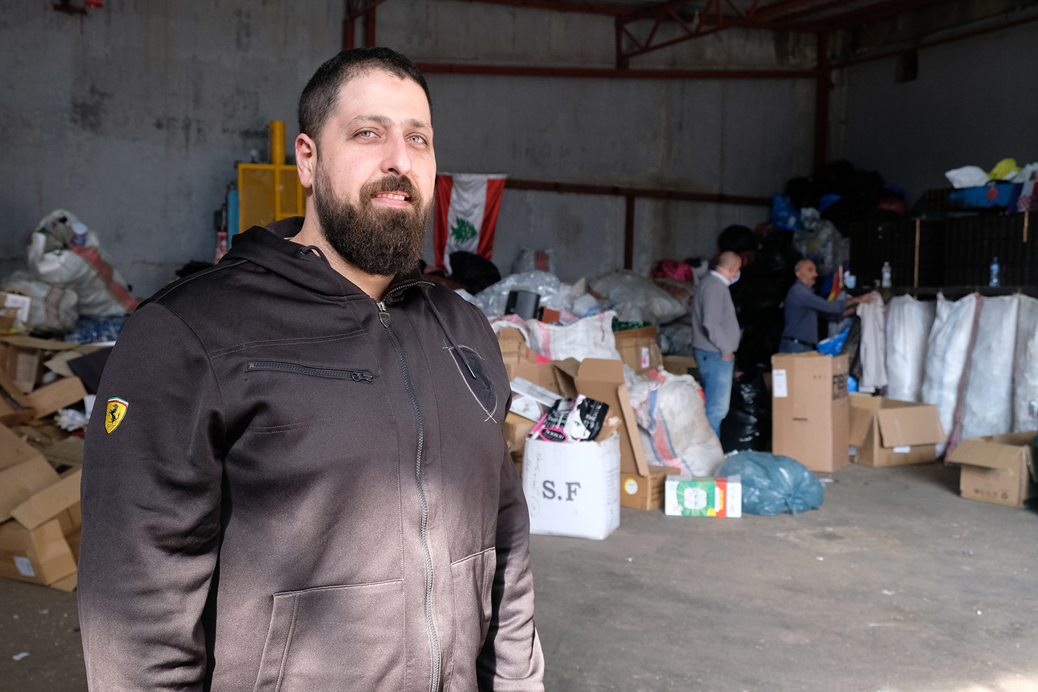 J’interroge Rabih ZEINEDDINE, un des fondateurs de l’entreprise de recyclage © Globe Reporters