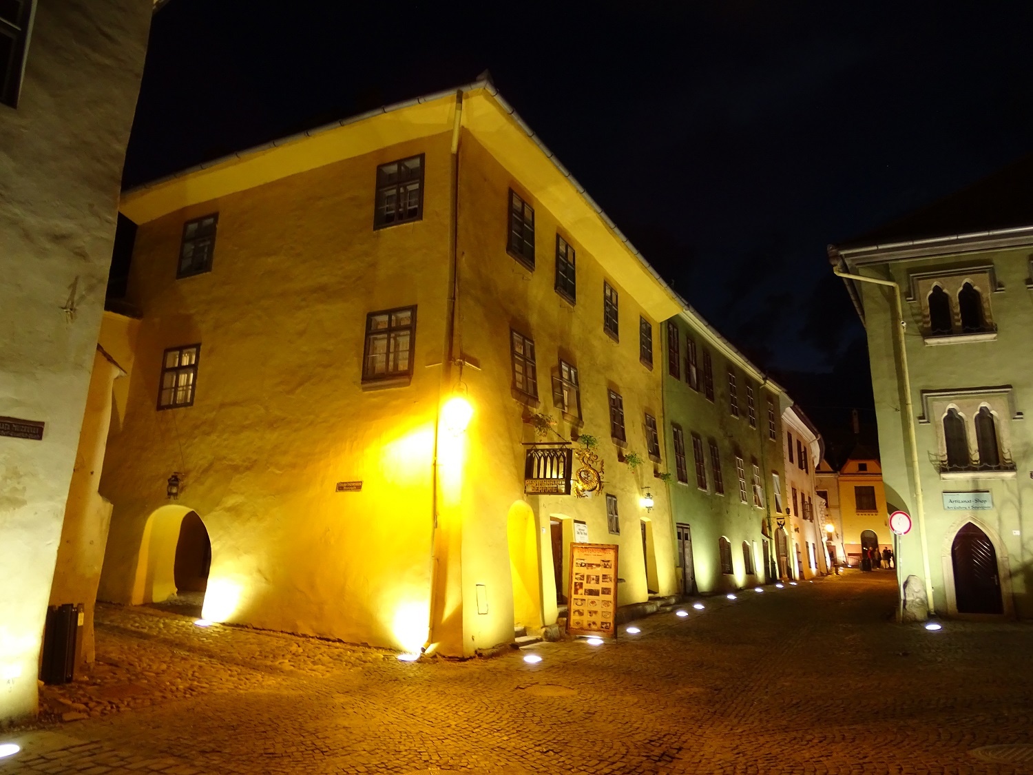 La Casa Vlad Dracul, à Sighisoara.