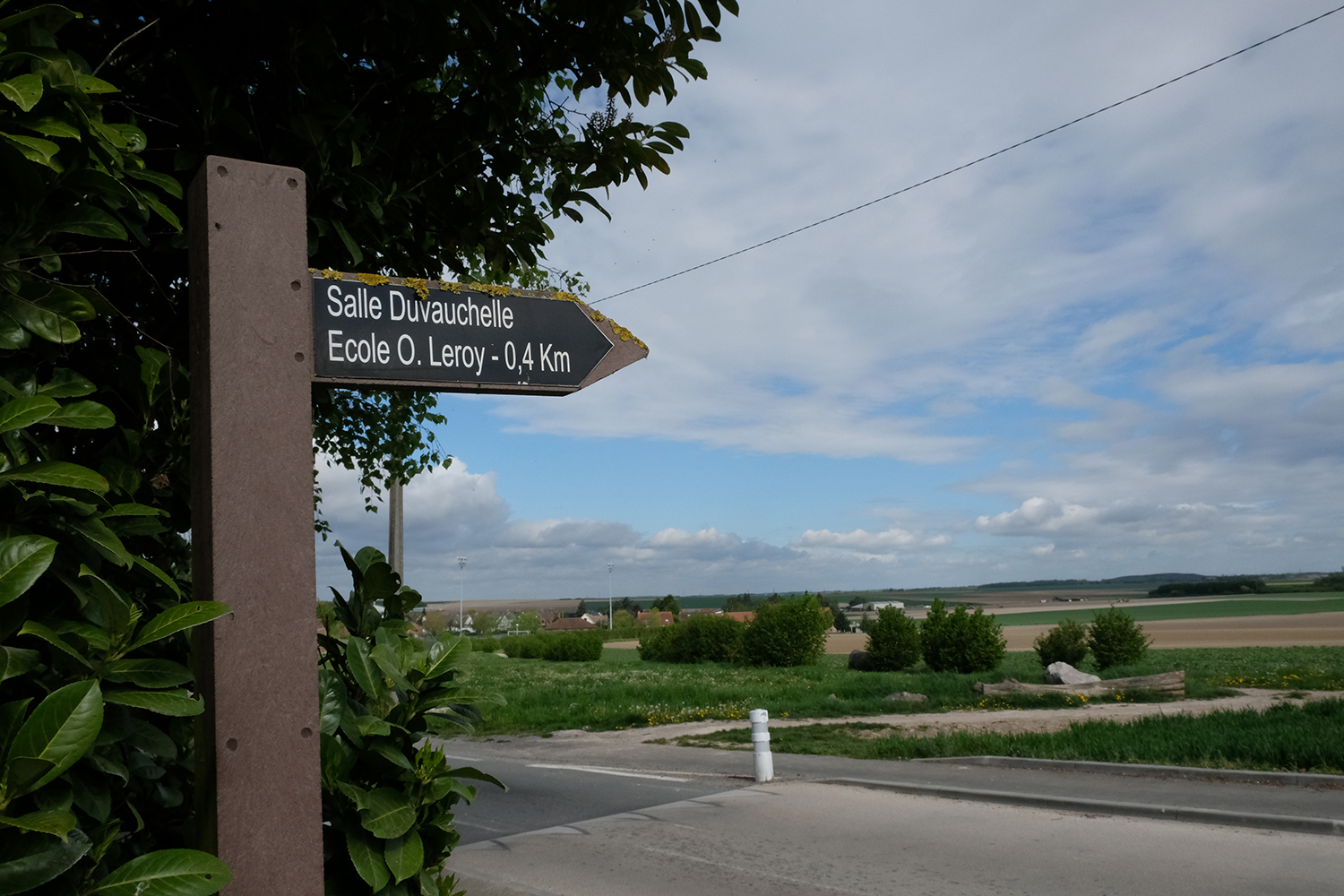 Des arbres fruitiers ont été plantés le long de la ceinture verte et les fruits sont en libre service pour les habitants. 