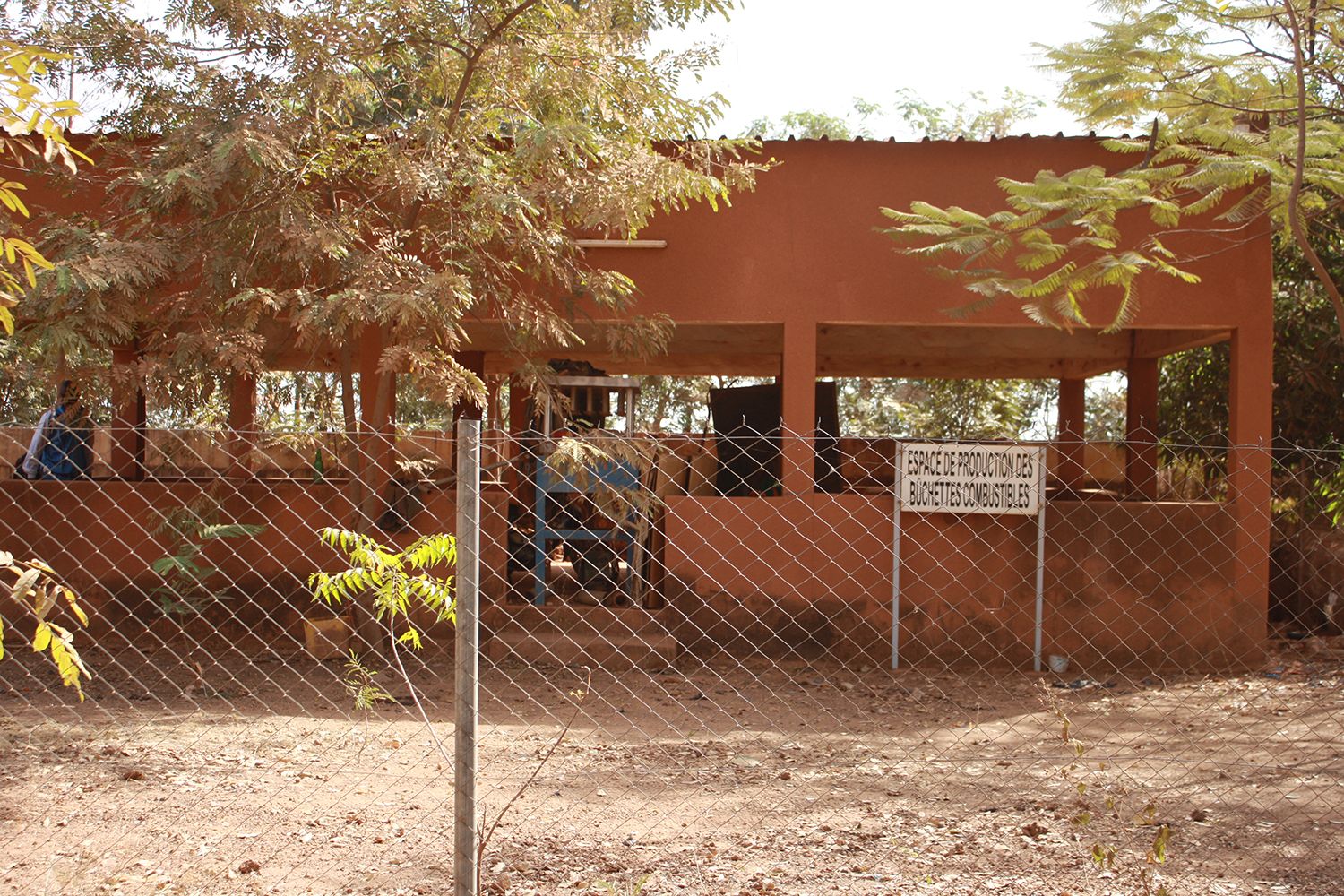 Zone de la production des buchettes combustibles. 