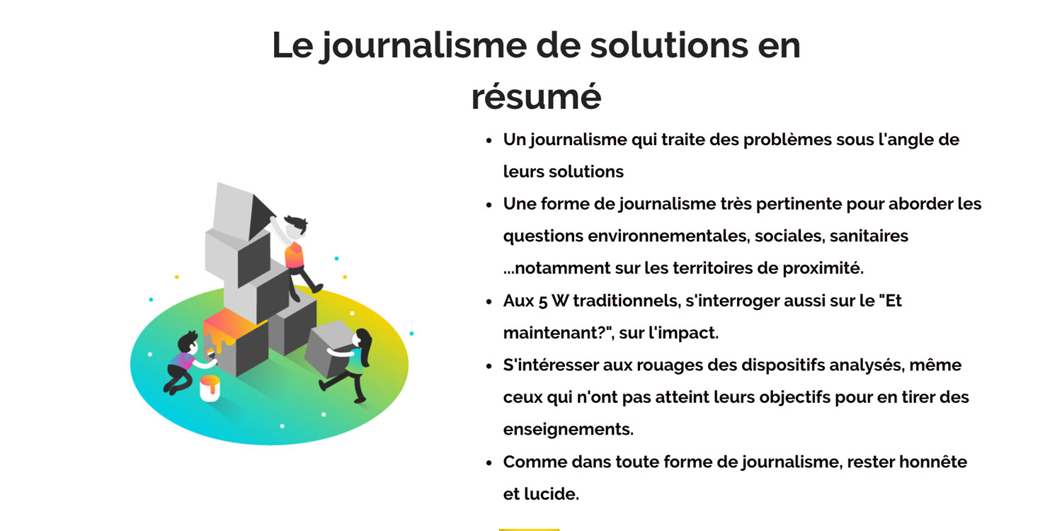 journalisme solutions