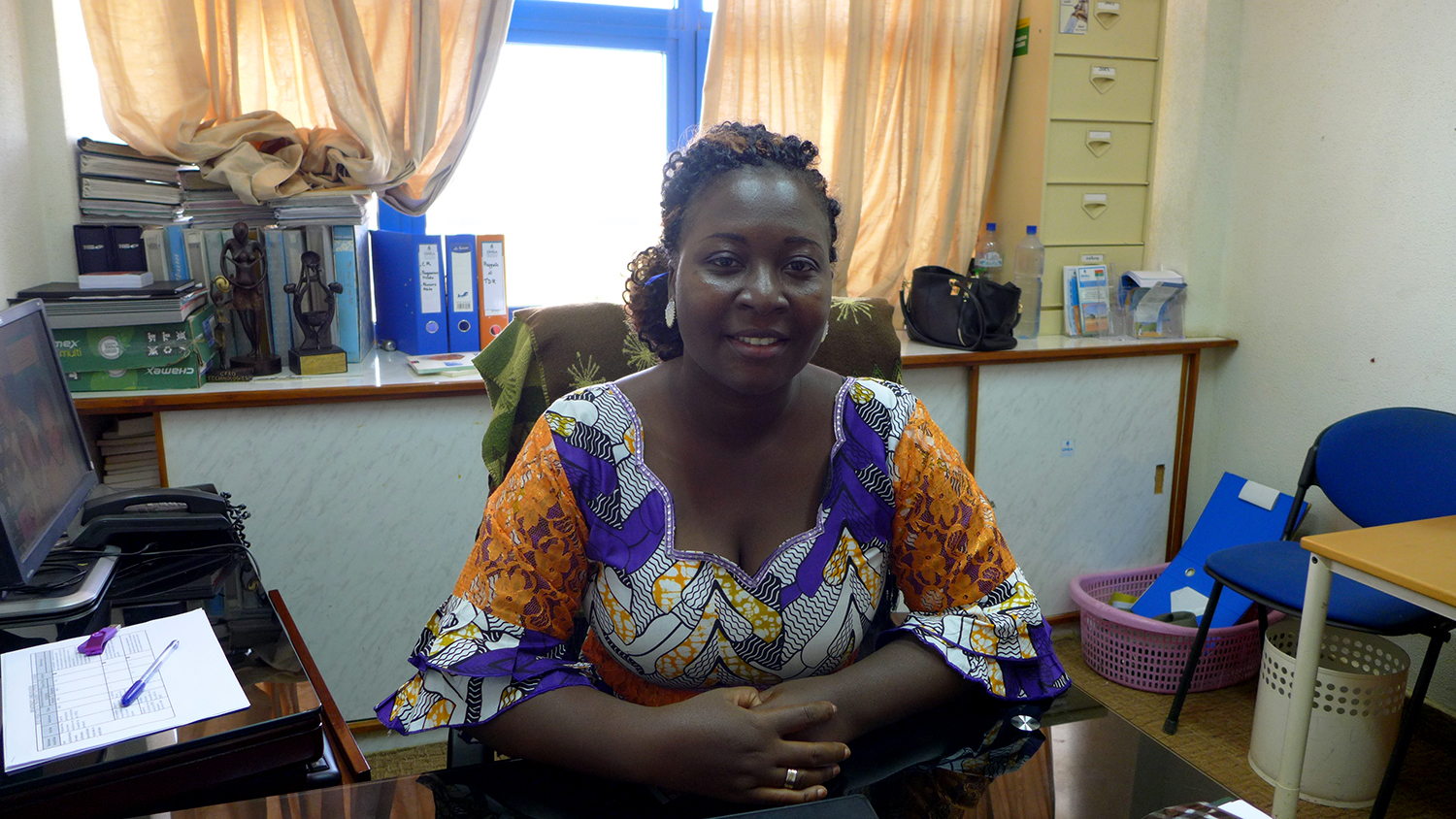 Maïmouna SANKARA dirige le département de communication de l’Office National de l’Eau et de l’Assainissement, ONEA. 