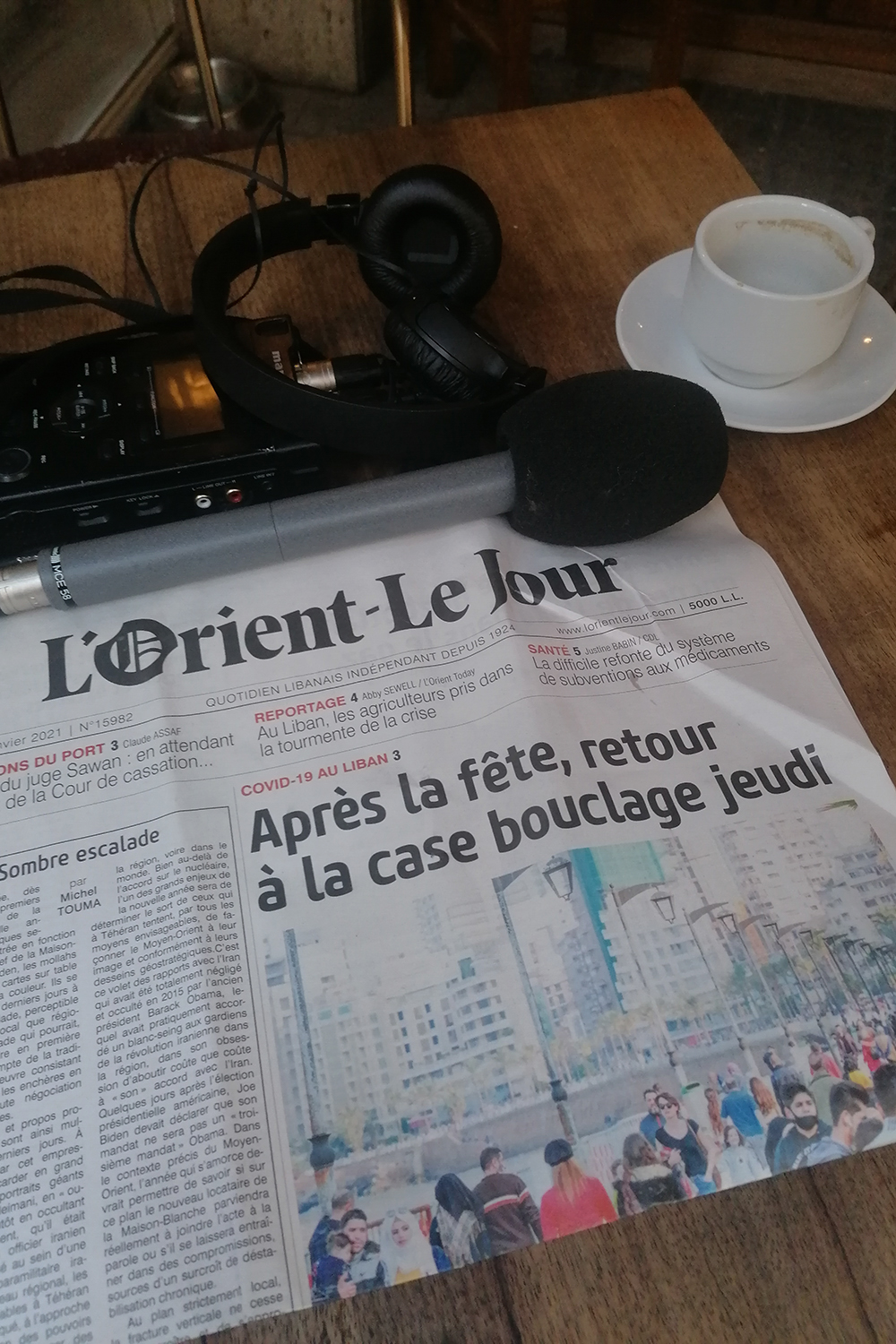 Jeudi 7 janvier, le confinement total du pays débutera jusqu’au 1er février. C’est une donnée qui va obliger l’équipe de Globe Reporters à s’adapter ! © Globe Reporters