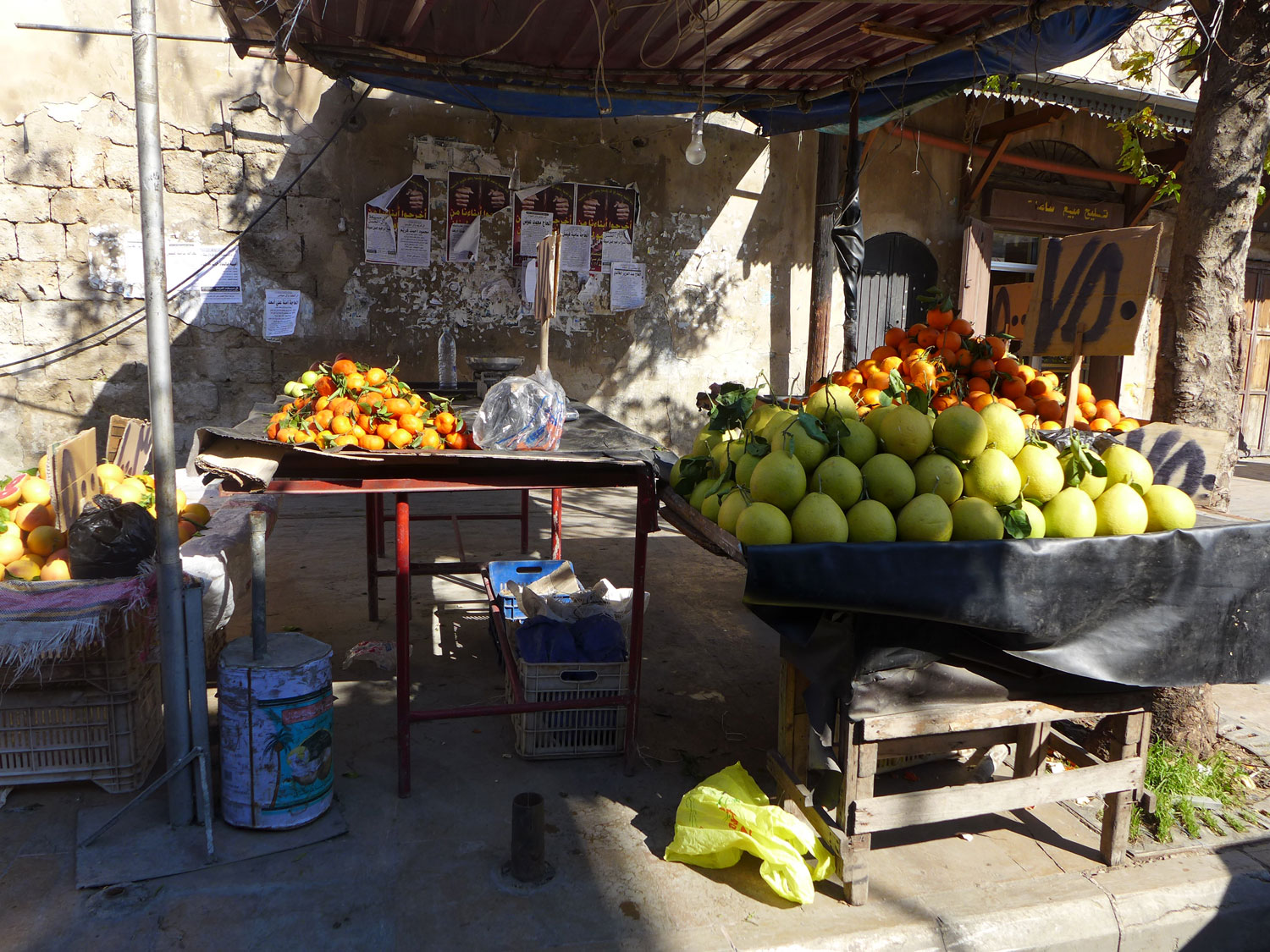 Le marchand de fruits.