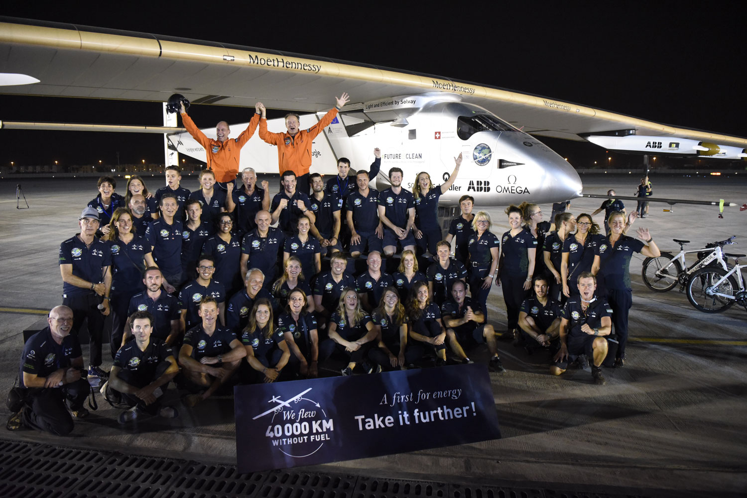 43.000 kms sans une goutte de pétrole : le pari fou de faire le tour du monde en avion solaire est gagné © Solar Impulse