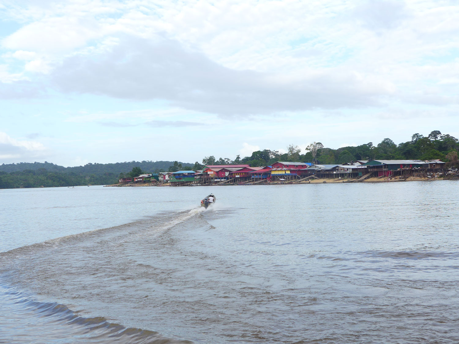 Vue sur le Suriname.