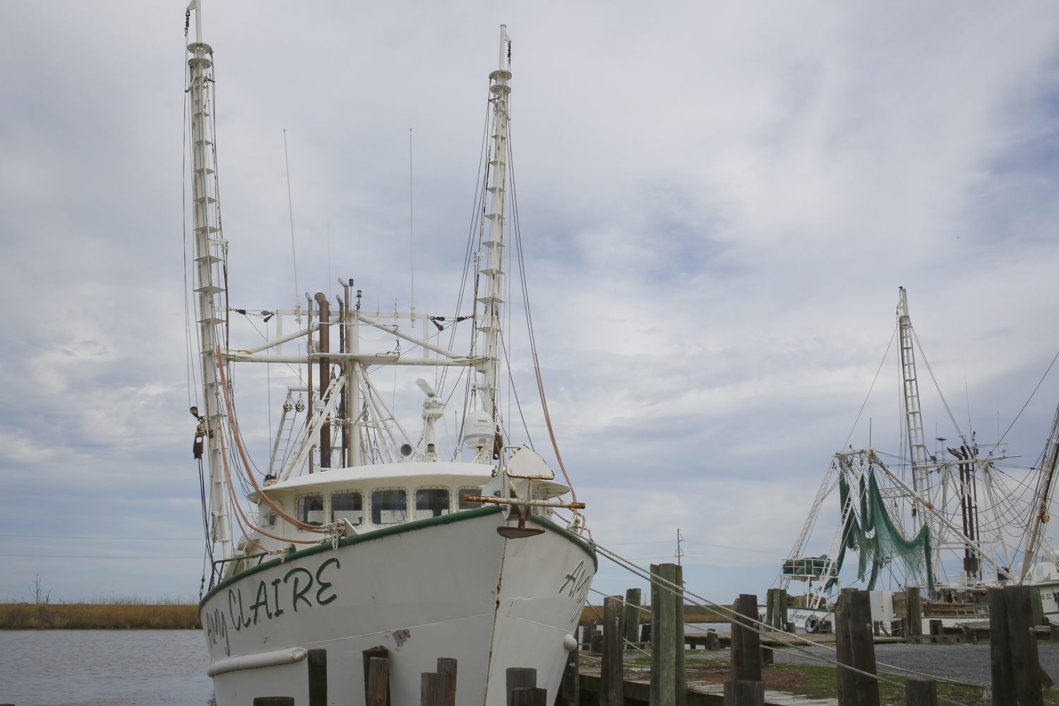 Bateaux pour la pêche aux crevettes © Globe Reporters