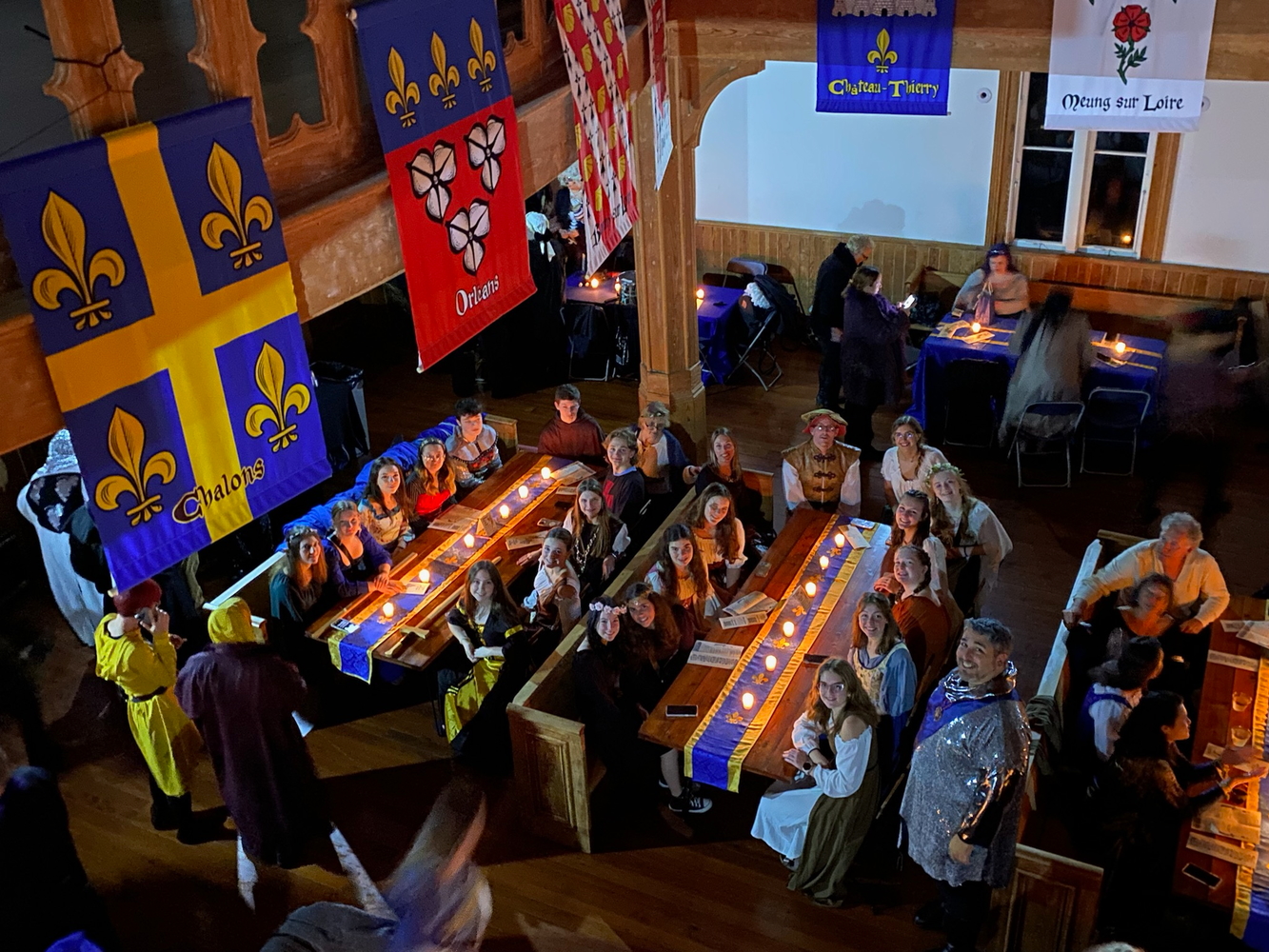 La veille de la parade, un banquet médiéval est organisé © Krewe de Jeanne d’Arc