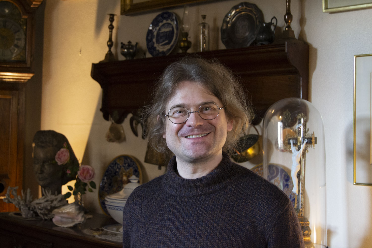 François-Xavier LAVENNE, dans la salle à manger de la maison blanche © Globe Reporters