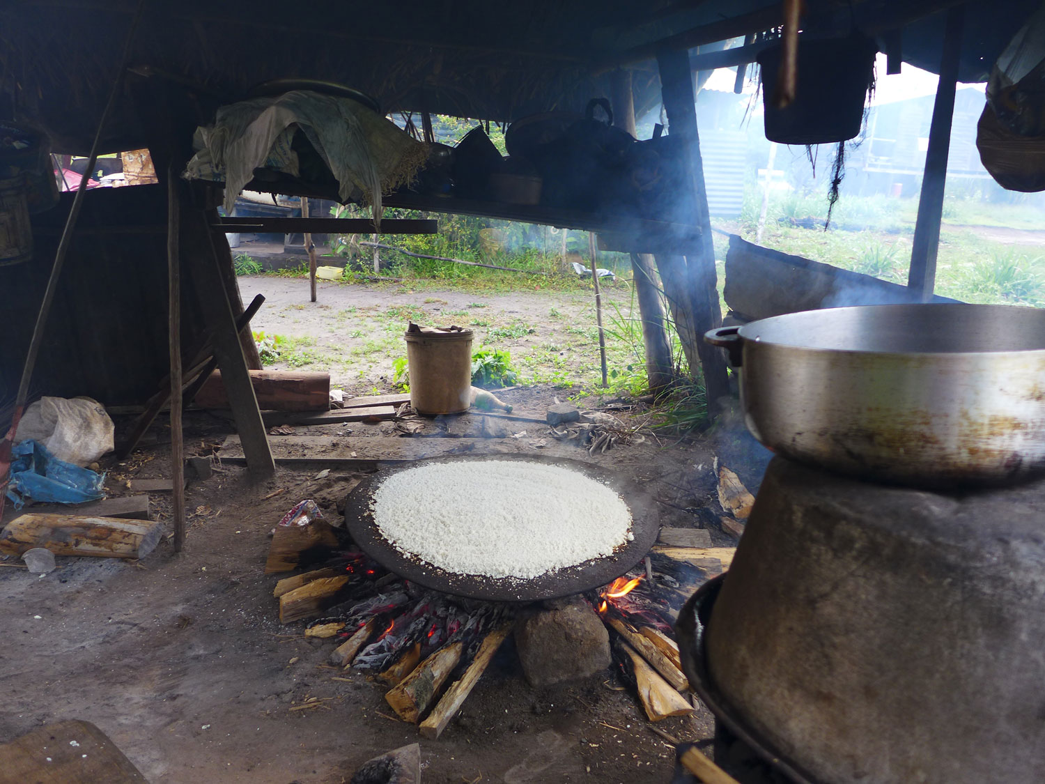 Galette de manioc.