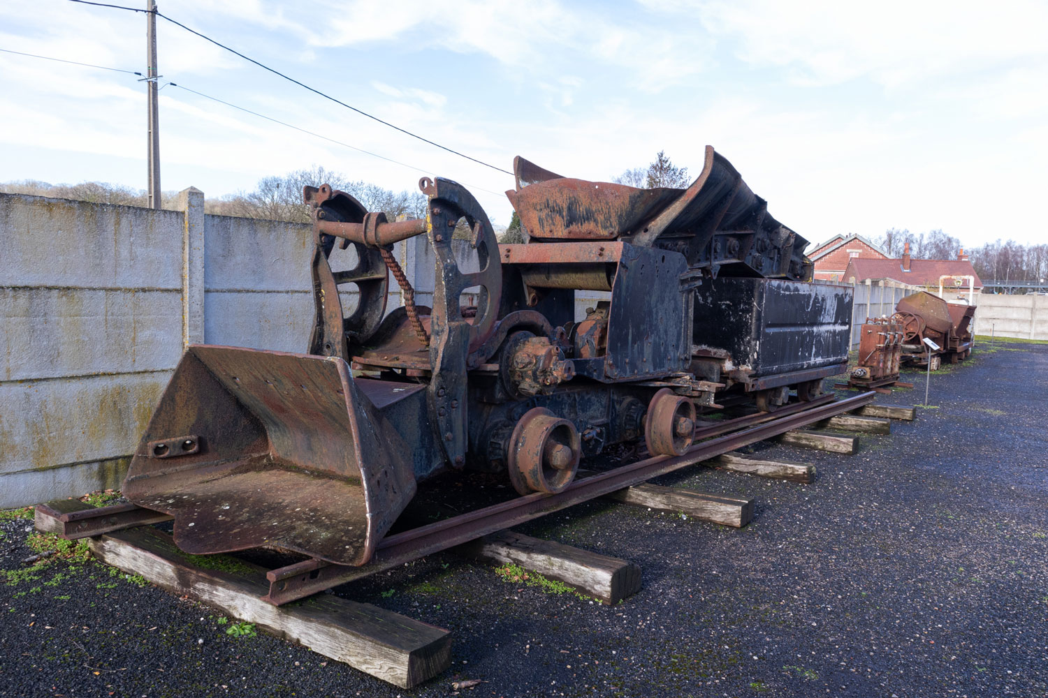 Loco chargeuse « EIMCO » Type 21 B, Provenant du parc à matériel de la Fosse Archevêque à Aniche 