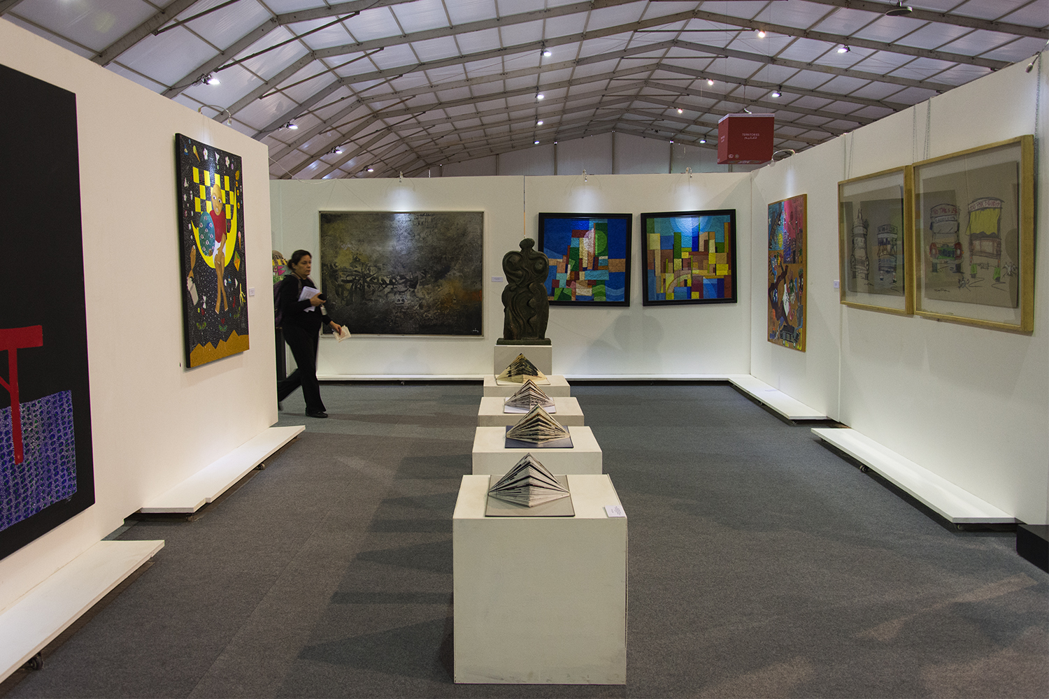 Espace des expositions en zone verte