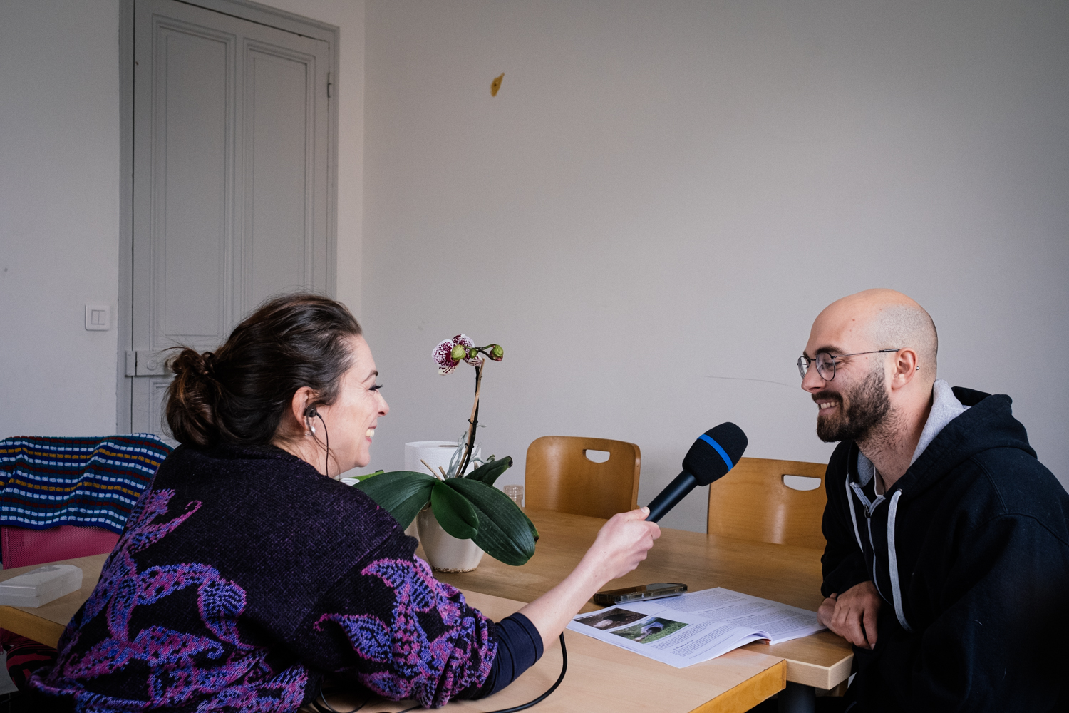 Léonor LUMINEAU interview Nicolas FUENTO © Globe Reporters