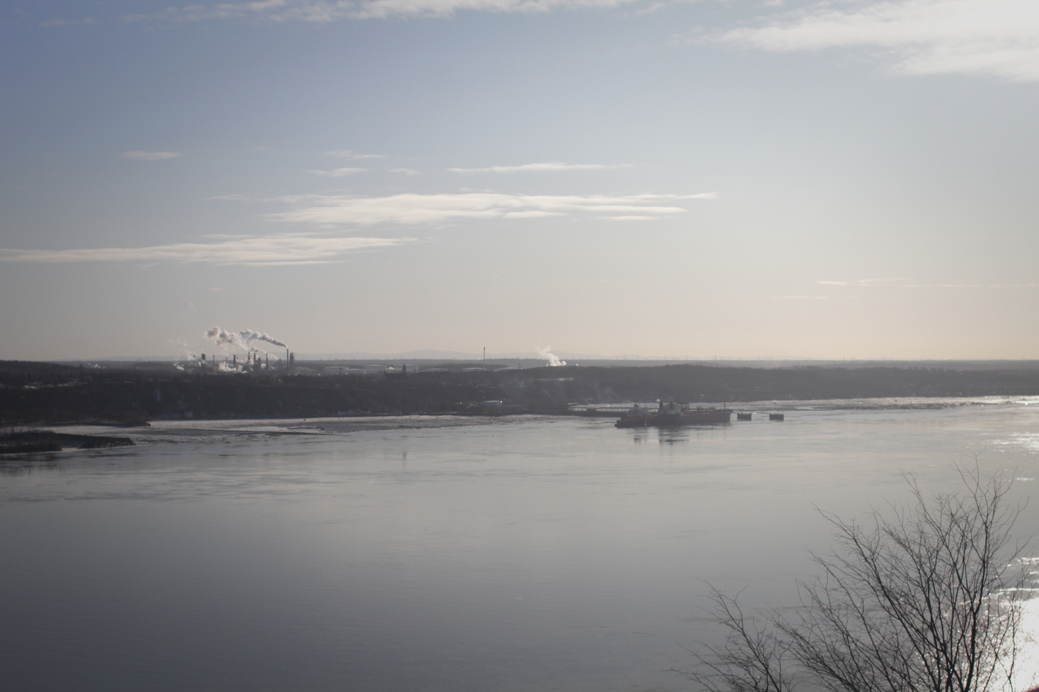 Autre vue sur le Saint-Laurent.