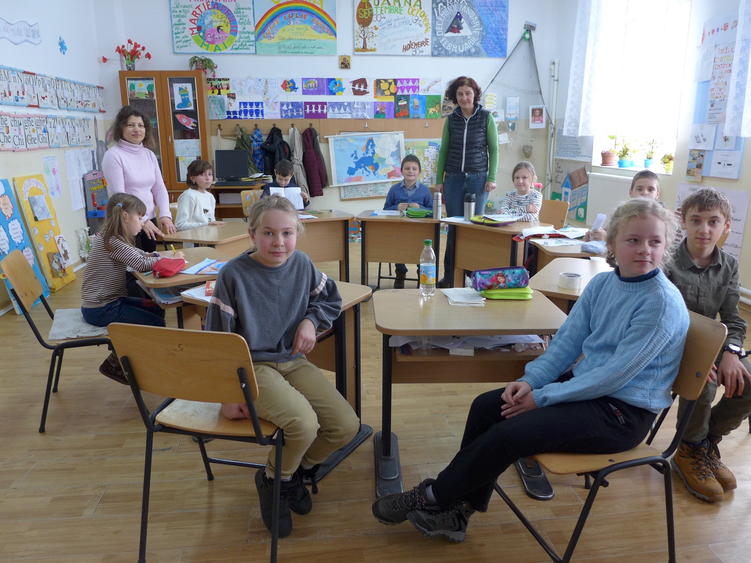 La classe de primaire (1ère à 4e classe).