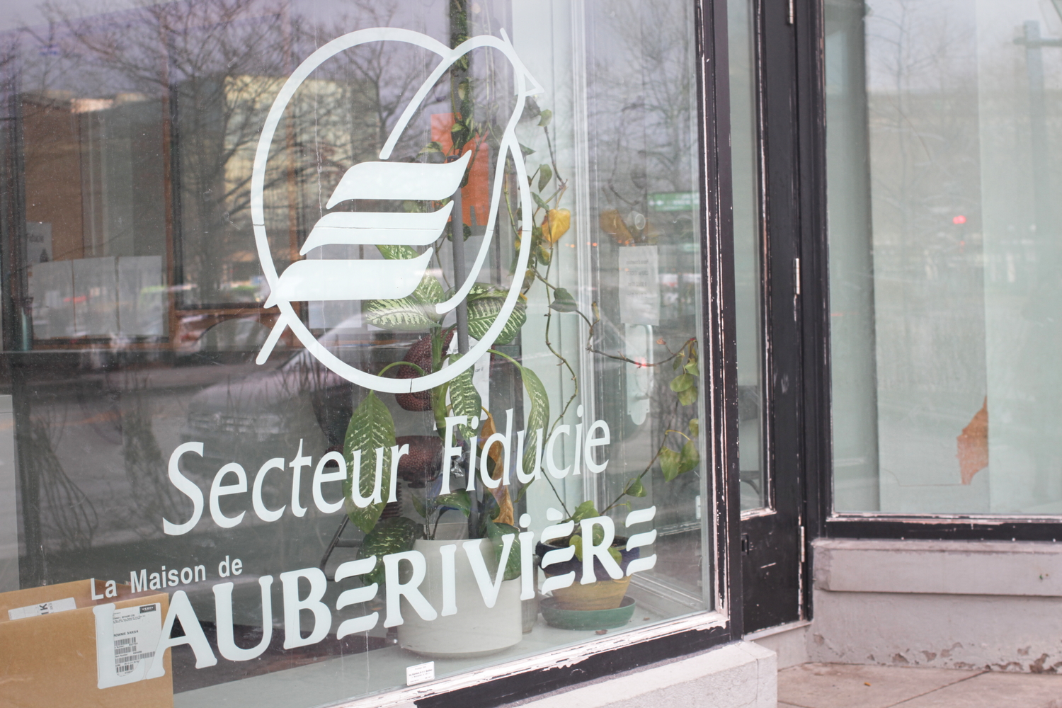 L’entrée de La Fiducie, le service qui aide les personnes à gérer leur budget.