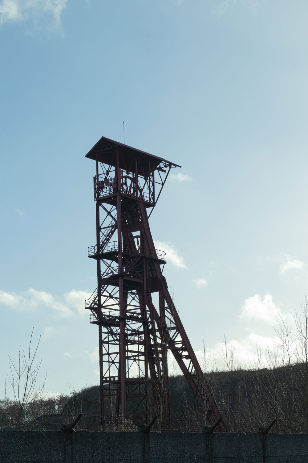 Chevalement du 8 à Evin-Malmaison. Inscrit au monument historique. 