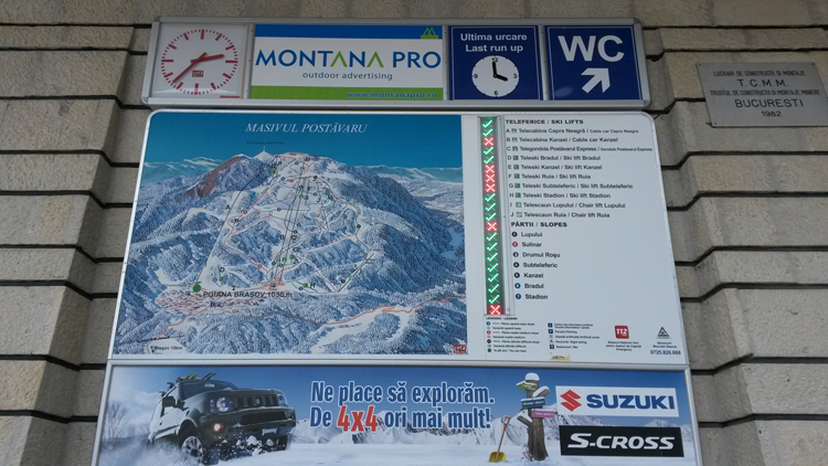 Le plan des pistes