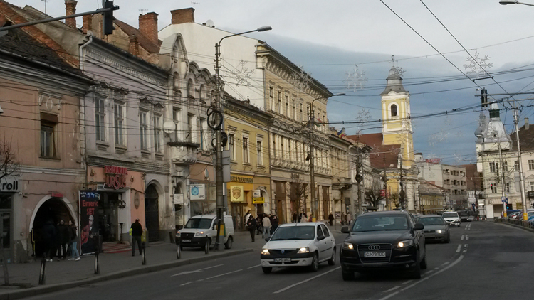 Perspective dans une rue