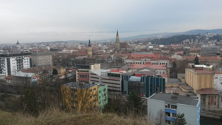 Vue sur la ville depuis le belvédère